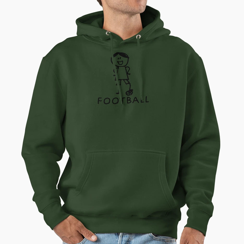 Stick Peeps Football Children Child Hoodie - Custom Art Print for Adults - T-Shirt, Sweatshirt, Hoodie