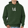Love Football Hoodie - Graphic Print Men Women - T-Shirt, Sweatshirt, Hoodie