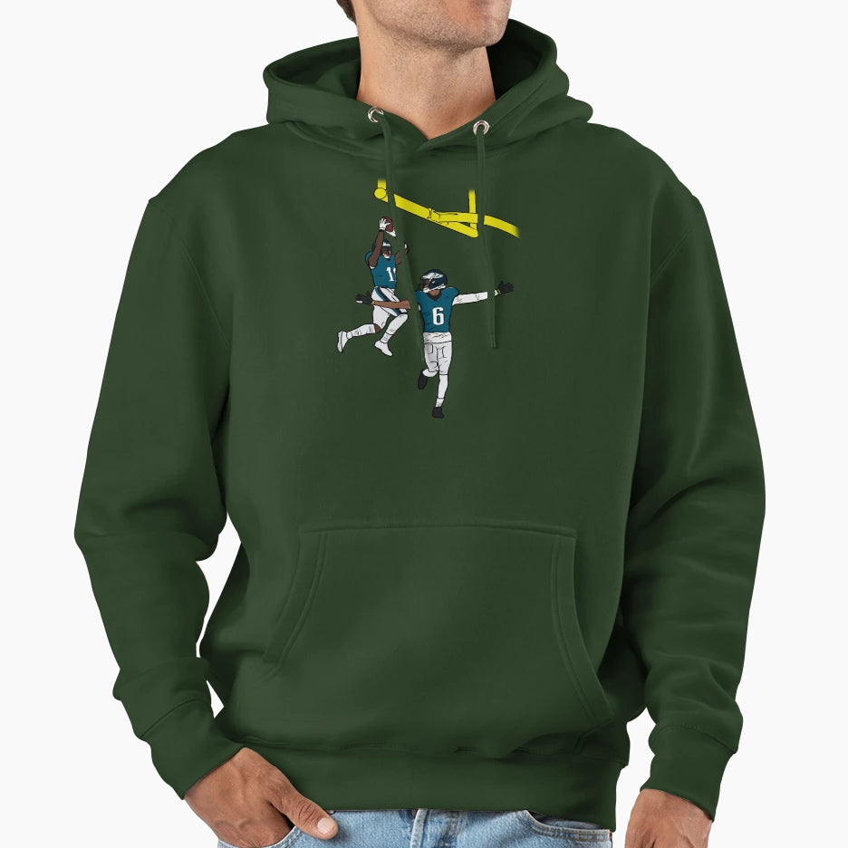 Aj Brown And Devonta Smith Dunk Hoodie - Minimalist Print Men Women - T-Shirt, Sweatshirt, Hoodie