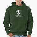 Football Silhouette American Hoodie - Casual Everyday Wear Men Women - T-Shirt, Sweatshirt, Hoodie