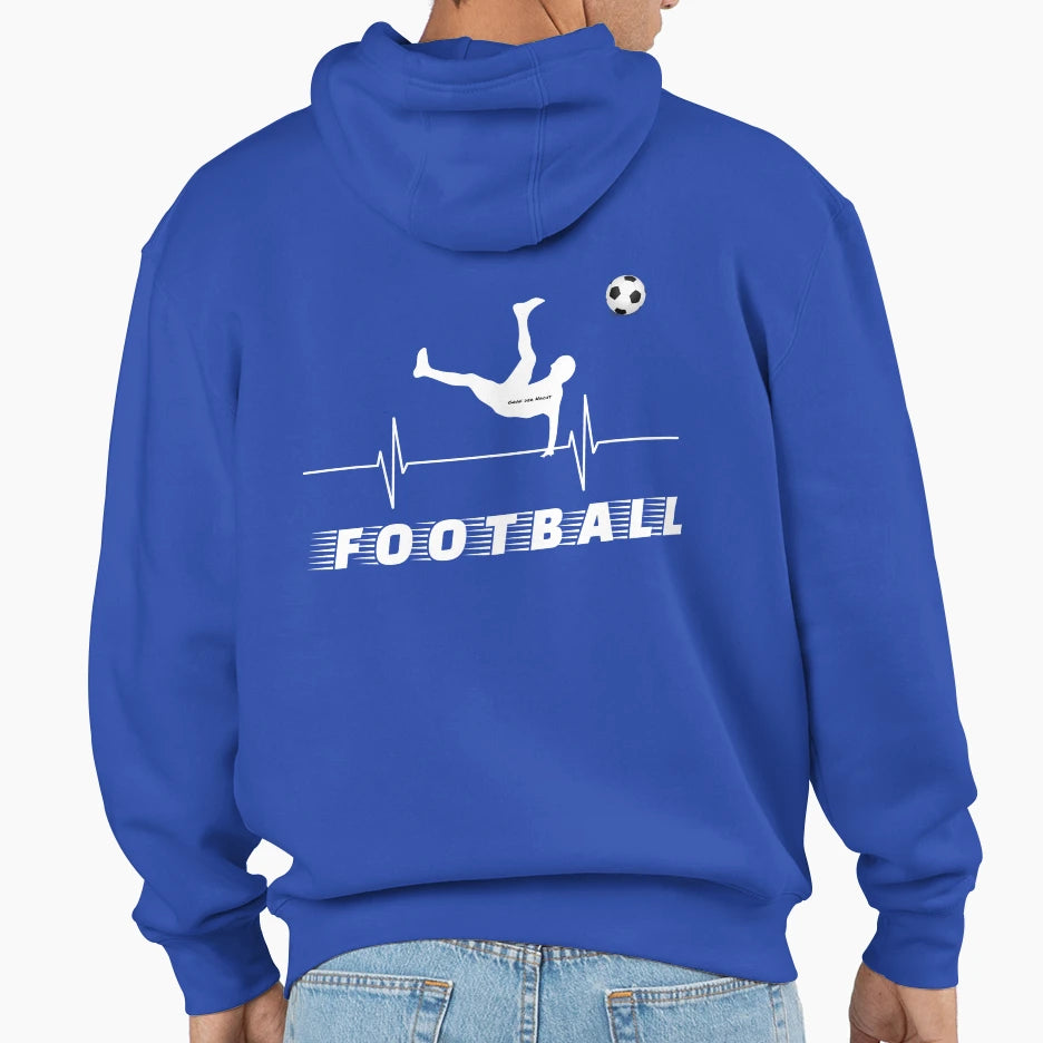 Football Soccer Sport That Connects Hoodie - Novelty Apparel for Adults - T-Shirt, Sweatshirt, Hoodie