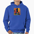 Soccer Player Silhouette Sports Art Hoodie - Custom Art Print Men Women - T-Shirt, Sweatshirt, Hoodie