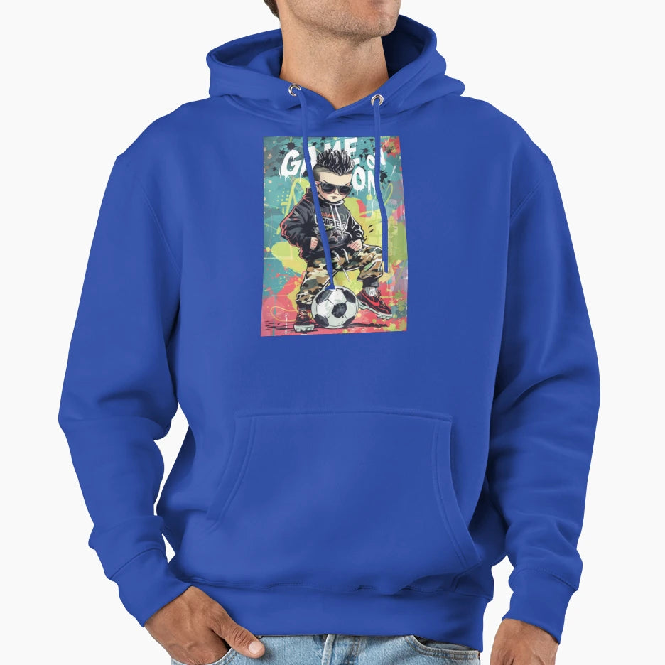Little Football Player Hoodie - Custom Art Print Unisex - T-Shirt, Sweatshirt, Hoodie