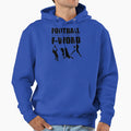 Football Is My Second Favorite F Word Hoodie - Minimalist Print Unisex - T-Shirt, Sweatshirt, Hoodie