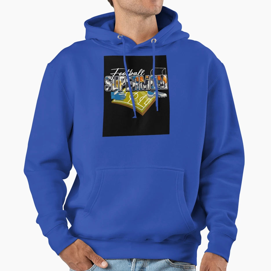 Football Supermom Cheering And Off Field Hoodie - Graphic Print Unisex - T-Shirt, Sweatshirt, Hoodie