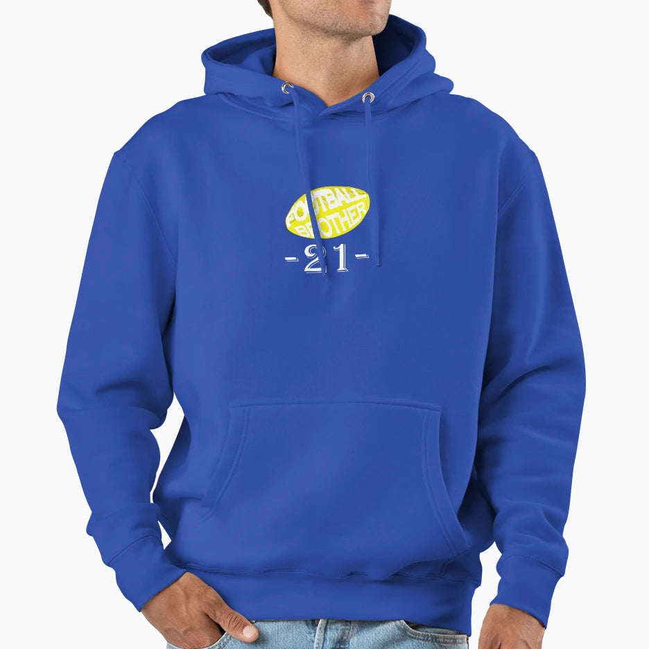 Football Brother Personal Football T-Shirt - Custom Art Print Men Women - T-Shirt, Sweatshirt, Hoodie