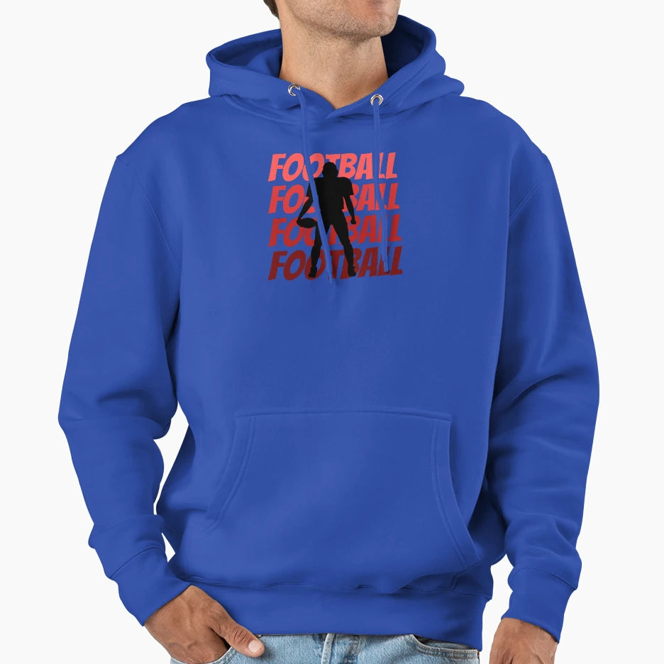 Football Hoodie - Aesthetic Graphic for Adults - T-Shirt, Sweatshirt, Hoodie