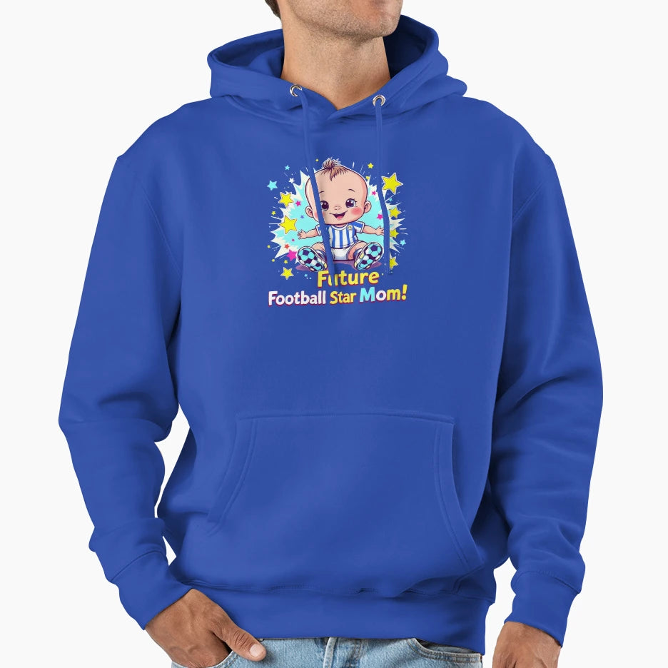 Future Football Star Mom Soccer Mom Gift T-Shirt - Custom Art Print Unisex - T-Shirt, Sweatshirt, Hoodie