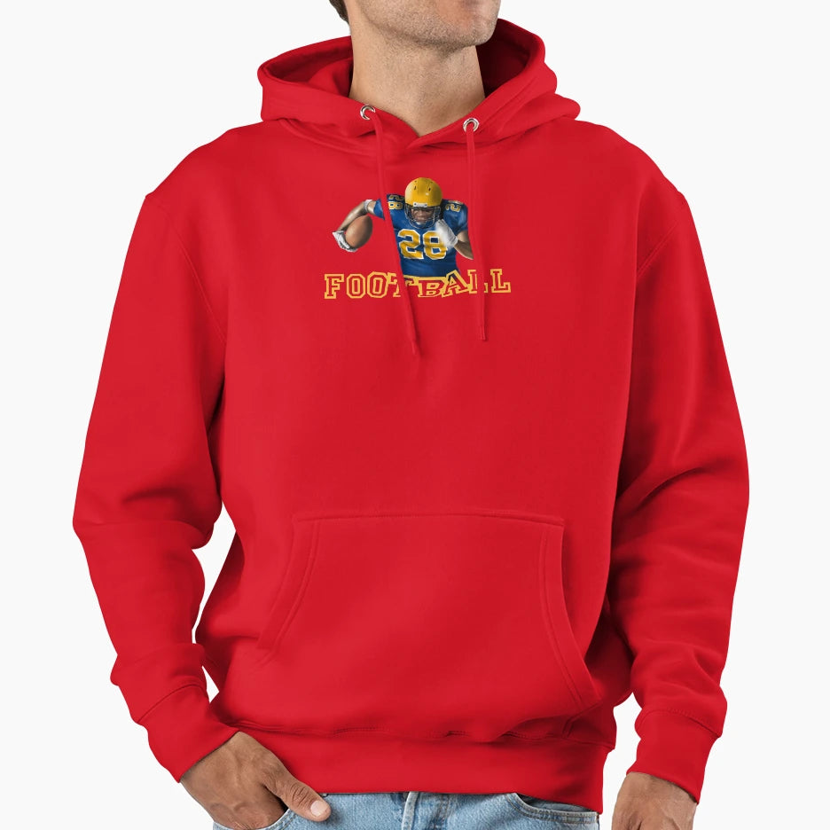American Football Hoodie - Minimalist Print for Adults - T-Shirt, Sweatshirt, Hoodie