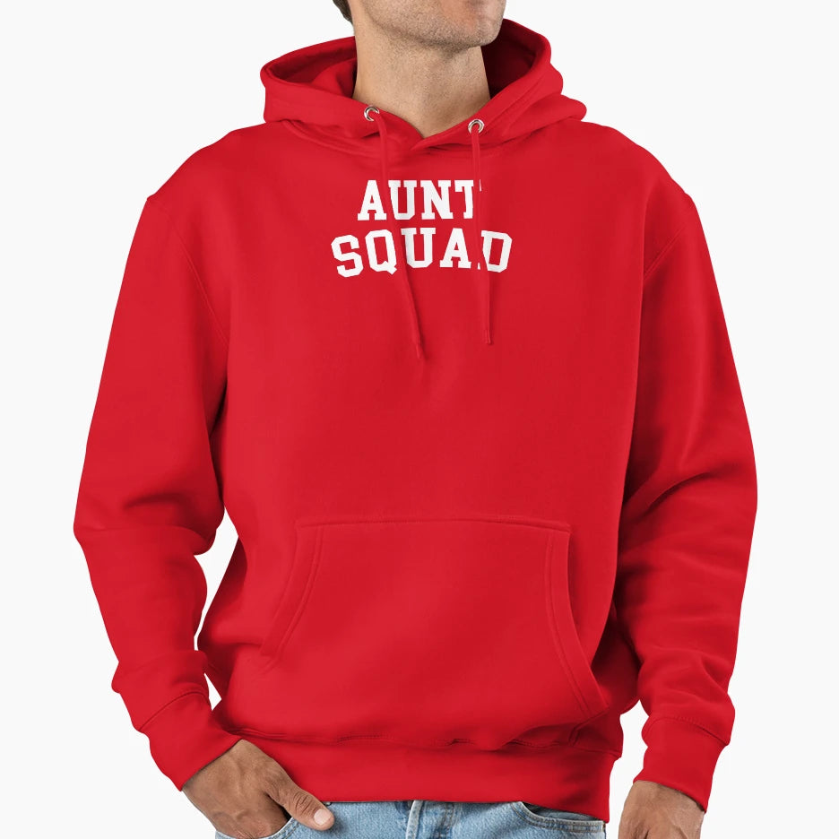 Aunt Squad Funny Hoodie - Trendy Graphic for Adults - T-Shirt, Sweatshirt, Hoodie