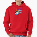 Football Typography Art Soccer Ball Hoodie - Casual Everyday Wear Unisex - T-Shirt, Sweatshirt, Hoodie