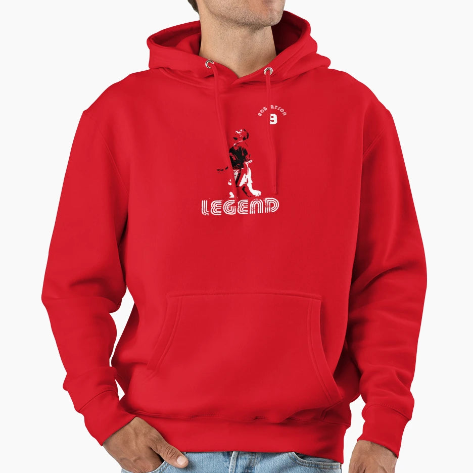 Hearts Legend John Robertson Hoodie - Fun Novelty Design for Adults - T-Shirt, Sweatshirt, Hoodie