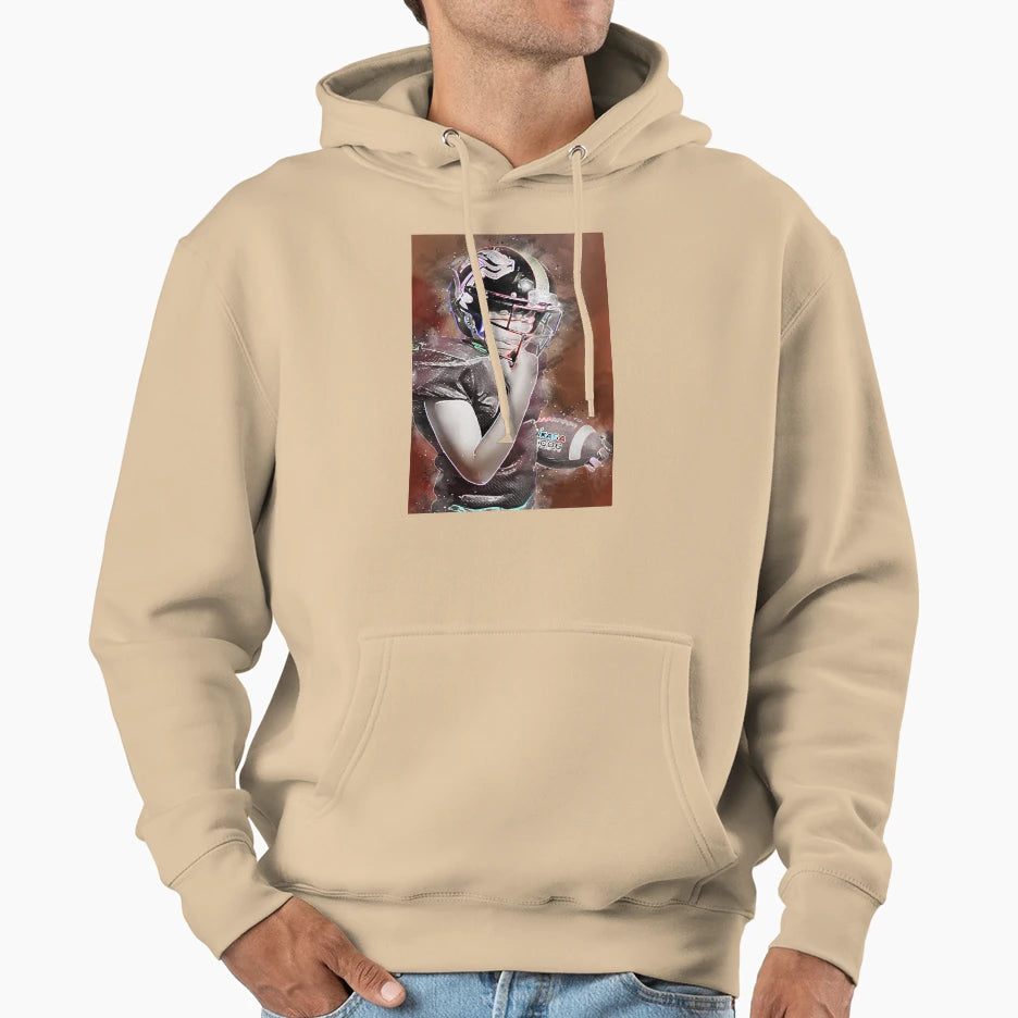 American Football Hoodie - Graphic Print Unisex - T-Shirt, Sweatshirt, Hoodie