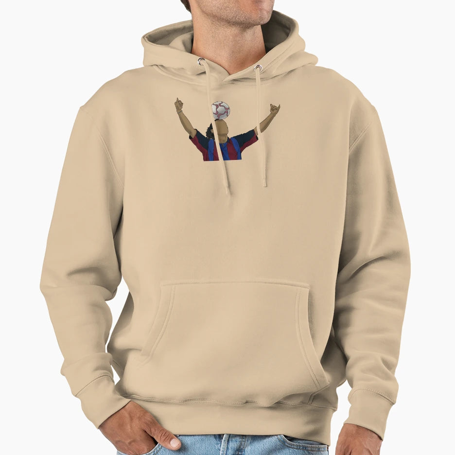 Ronaldinho Legend Football Hoodie - Custom Art Print for Adults - T-Shirt, Sweatshirt, Hoodie