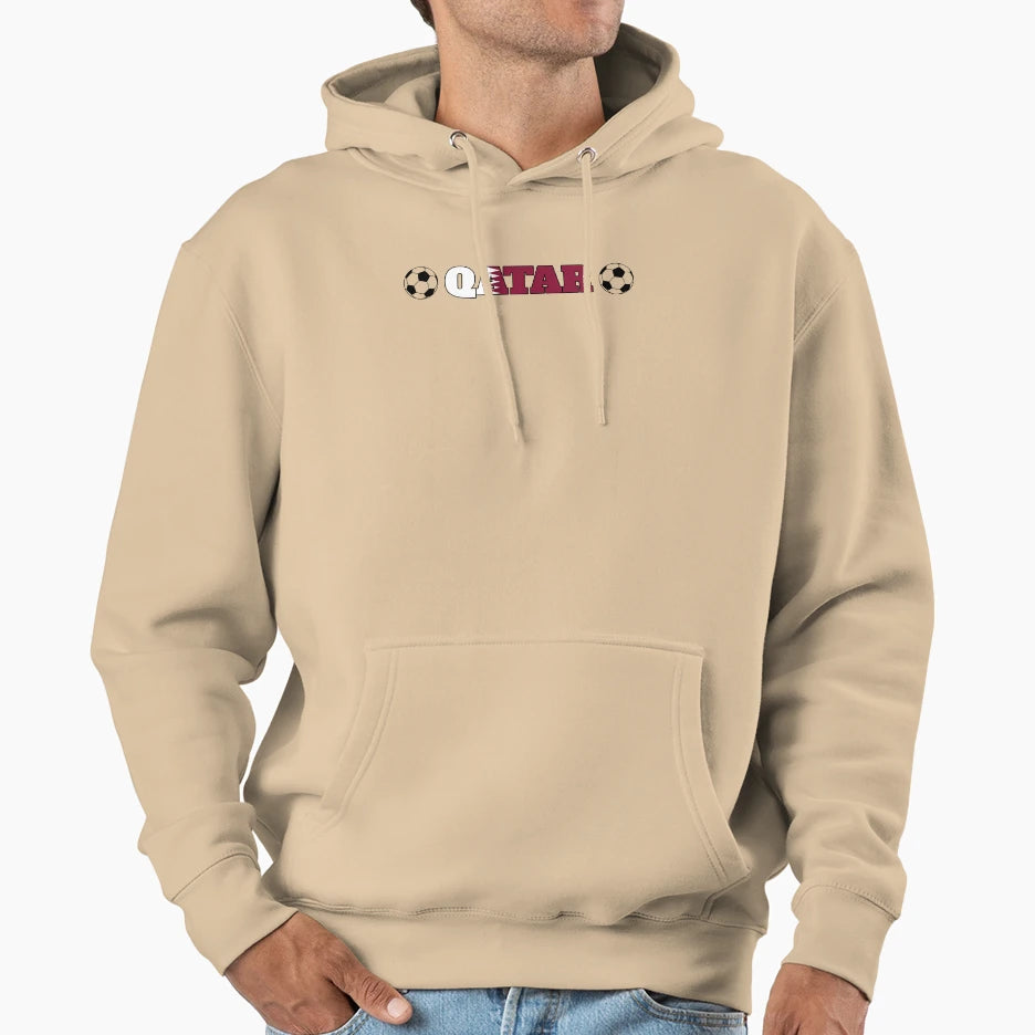 Qatar Soccer Fan T-Shirt - Graphic Print Men Women - T-Shirt, Sweatshirt, Hoodie