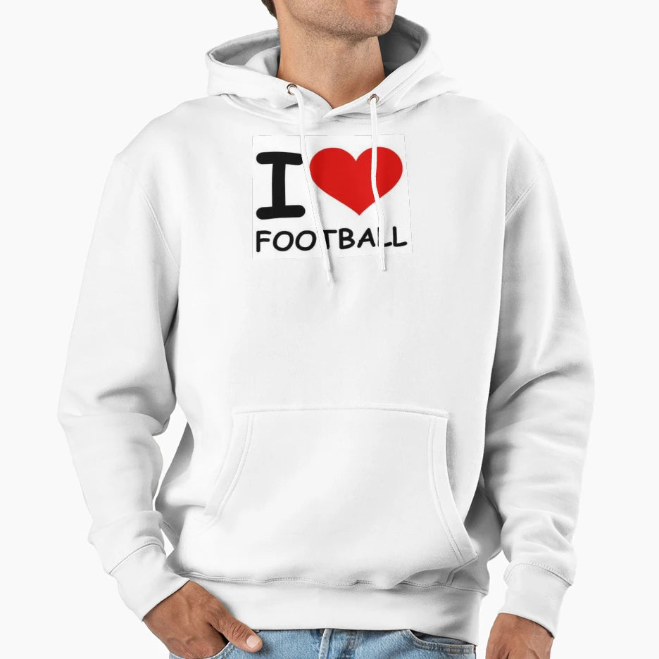 Football Is Awesome Hoodie - Casual Everyday Wear Men Women - T-Shirt, Sweatshirt, Hoodie