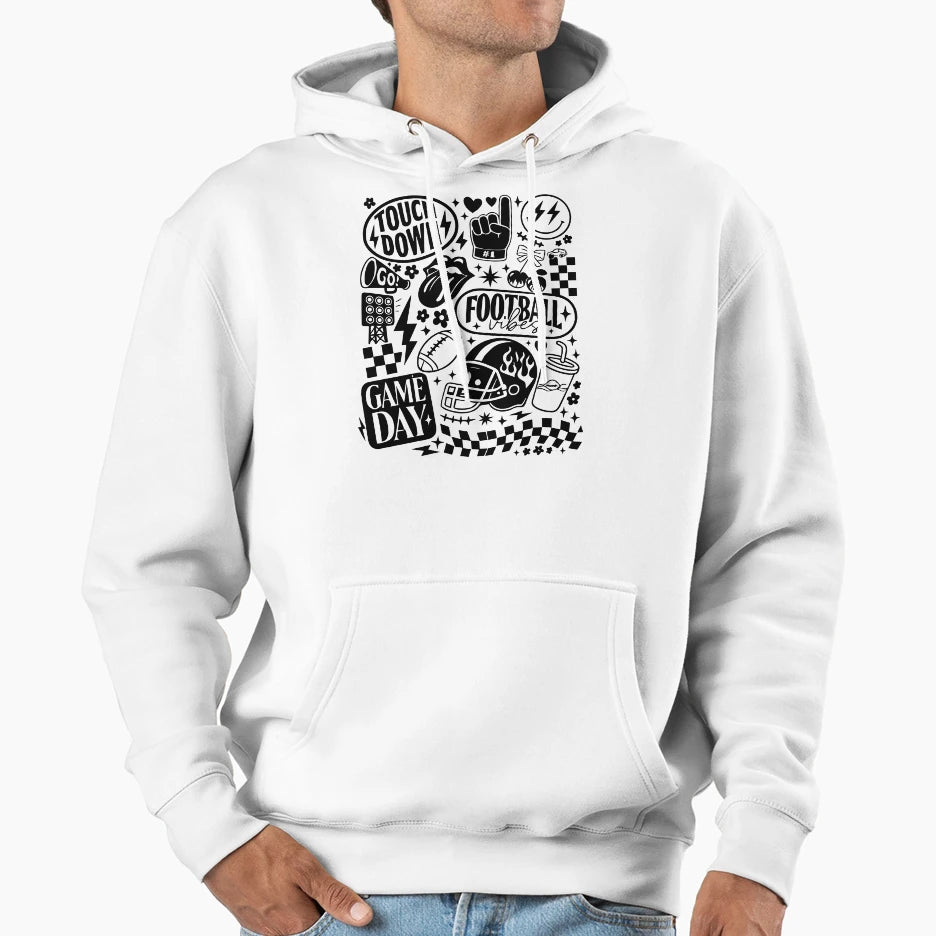 Foodball Football Hoodie - Trendy Graphic Men Women - T-Shirt, Sweatshirt, Hoodie