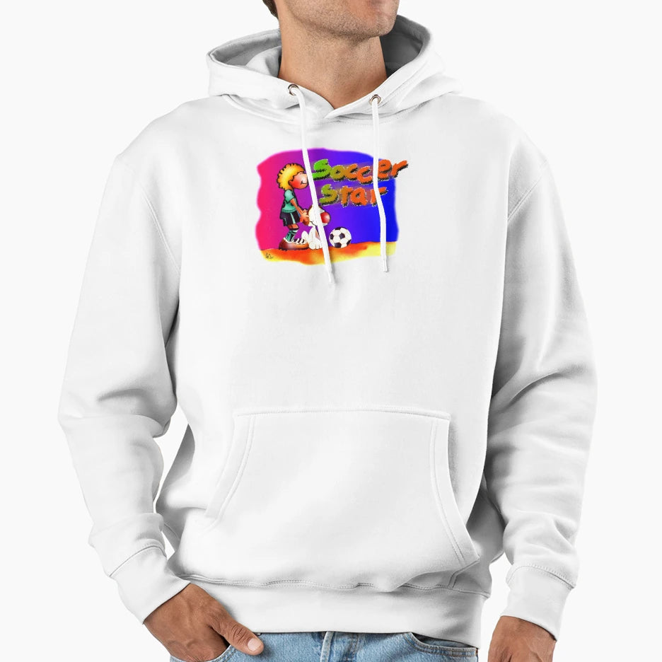 Soccer Star Hoodie - Casual Everyday Wear Unisex - T-Shirt, Sweatshirt, Hoodie