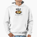 Milf I Love Football Hoodie - Minimalist Print Men Women - T-Shirt, Sweatshirt, Hoodie