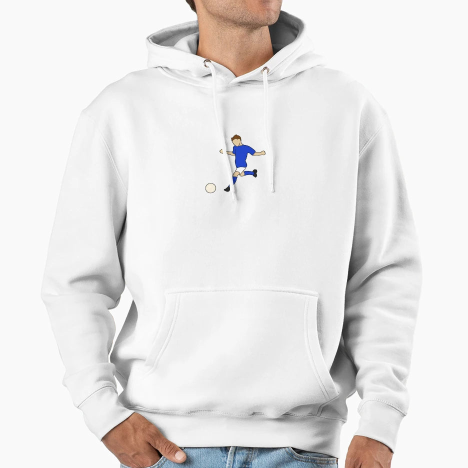 Footballer Soccer Player Hoodie - Graphic Print for Adults - T-Shirt, Sweatshirt, Hoodie