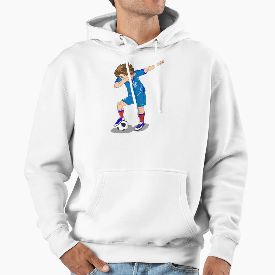 Football Player Dab France Hoodie - Minimalist Print Unisex - T-Shirt, Sweatshirt, Hoodie