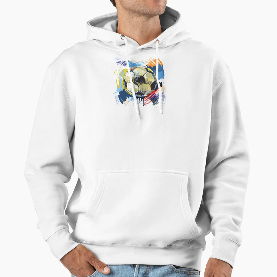 Football Lovers Hoodie - Minimalist Print for Adults - T-Shirt, Sweatshirt, Hoodie