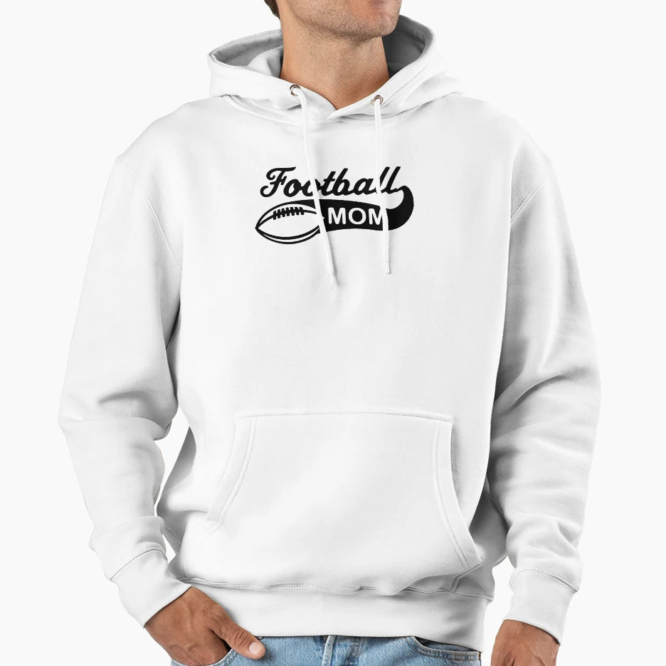 One Football Mom Hoodie - Aesthetic Graphic Unisex - T-Shirt, Sweatshirt, Hoodie