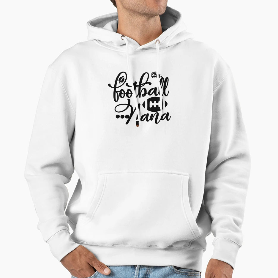 Football Nana Funny Football Lovers T-Shirt - Custom Art Print Men Women - T-Shirt, Sweatshirt, Hoodie