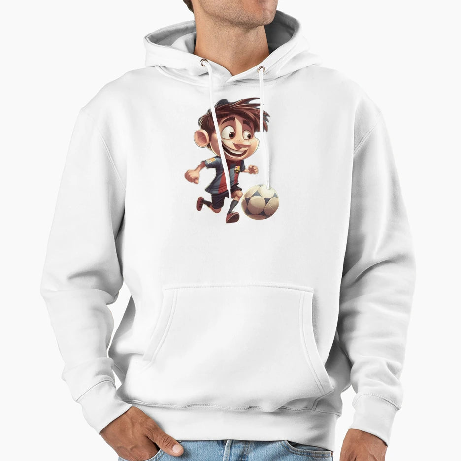 Soccer Star Action Hoodie - Novelty Apparel for Adults - T-Shirt, Sweatshirt, Hoodie