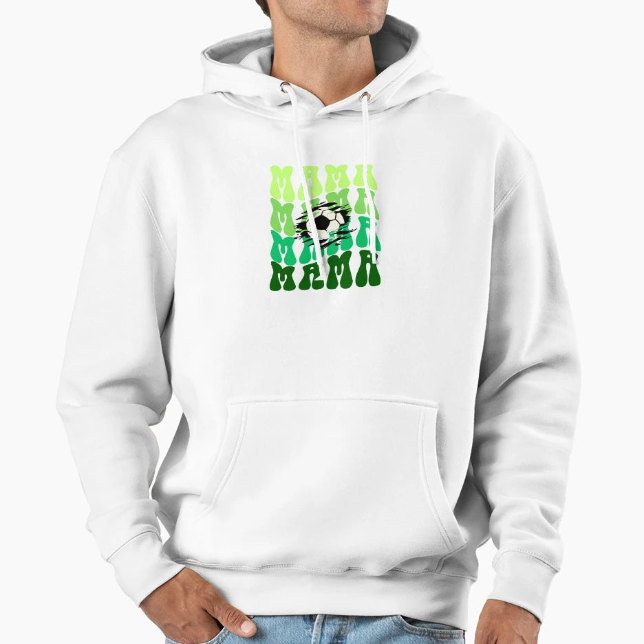 Soccer Mama Hoodie - Fun Novelty Design Men Women - T-Shirt, Sweatshirt, Hoodie