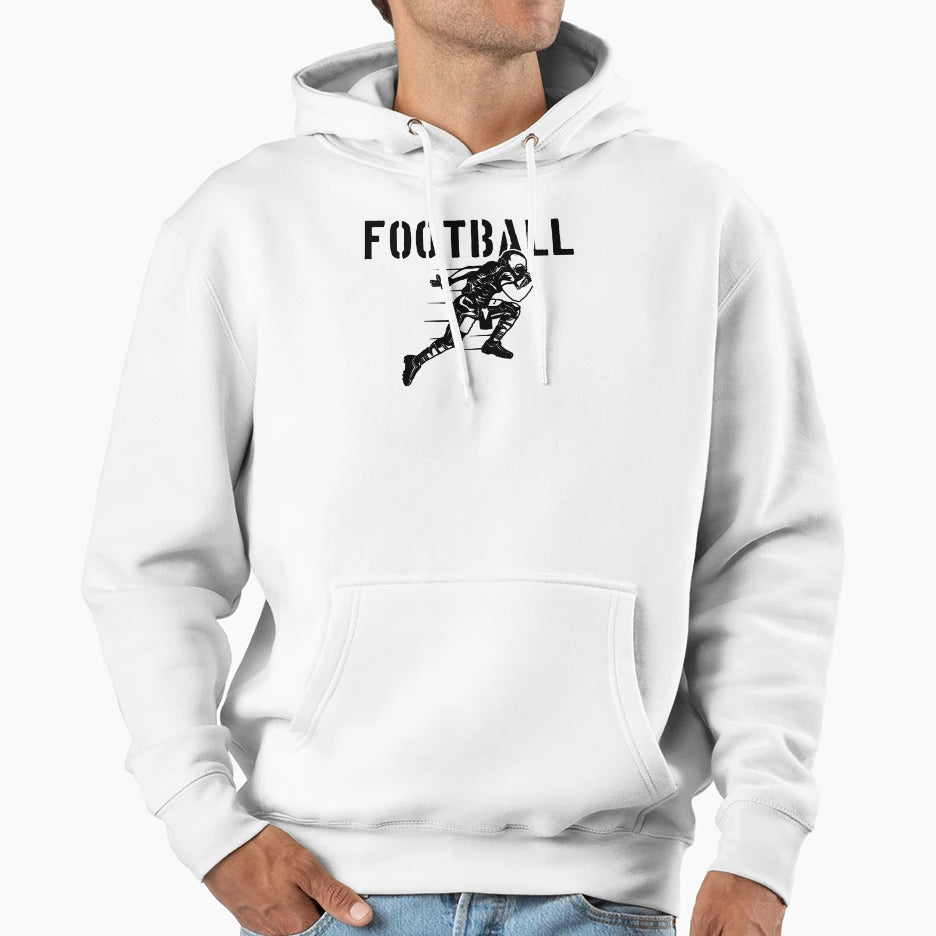 Football Hoodie - Aesthetic Graphic Unisex - T-Shirt, Sweatshirt, Hoodie