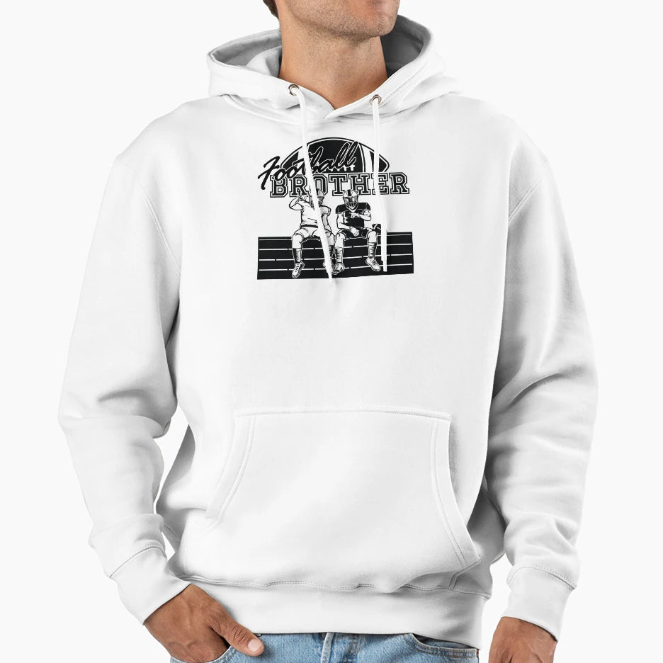 Football Brothers American Football Hoodie - Trendy Graphic Unisex - T-Shirt, Sweatshirt, Hoodie