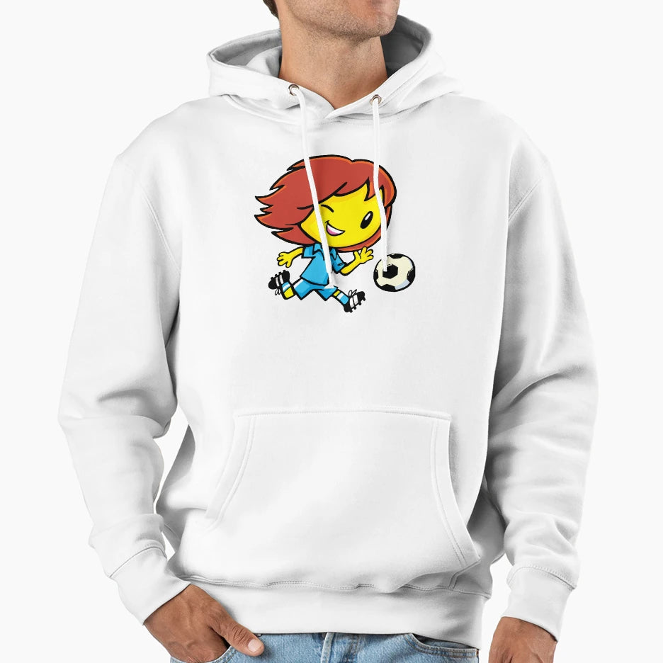 Emo Footballer Hoodie - Fun Novelty Design Unisex - T-Shirt, Sweatshirt, Hoodie