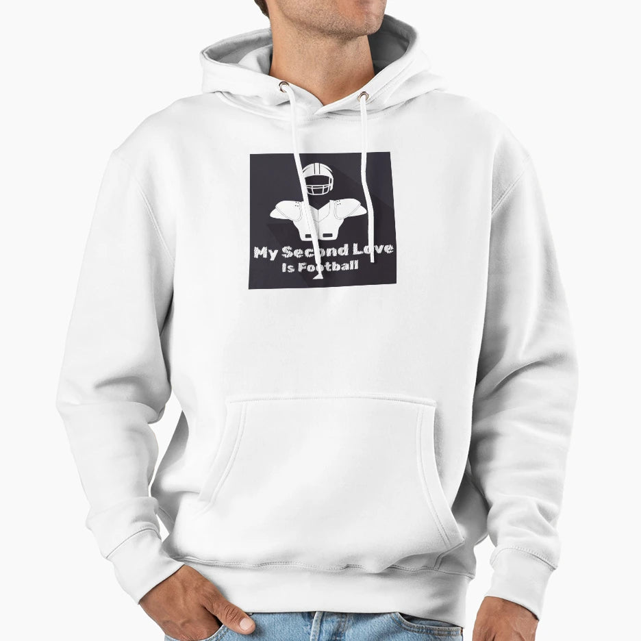 My Second Love Is Football T-Shirt - Custom Art Print Men Women - T-Shirt, Sweatshirt, Hoodie