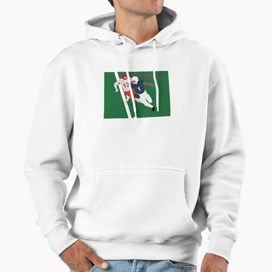 Players While Playing American Hoodie - Fun Novelty Design Men Women - T-Shirt, Sweatshirt, Hoodie
