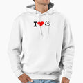I Love Soccer Ball Hoodie - Aesthetic Graphic for Adults - T-Shirt, Sweatshirt, Hoodie