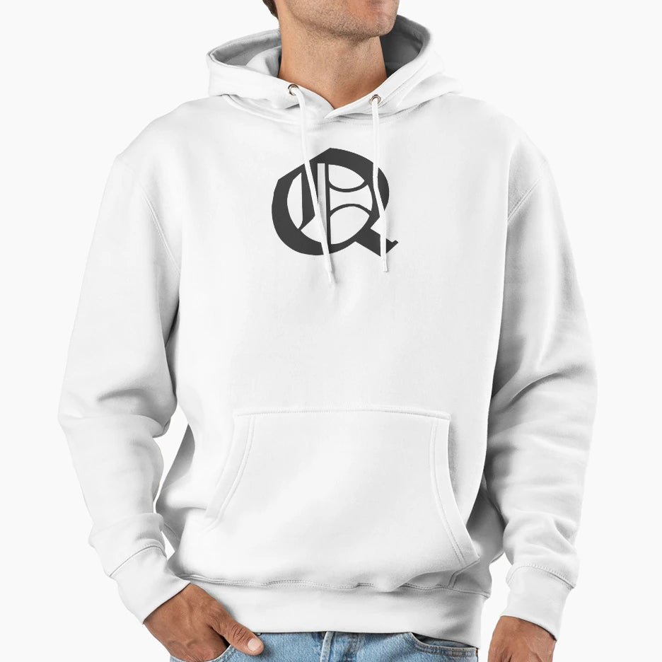 Q Old English Lettering Q Hoodie - Fun Novelty Design Men Women - T-Shirt, Sweatshirt, Hoodie
