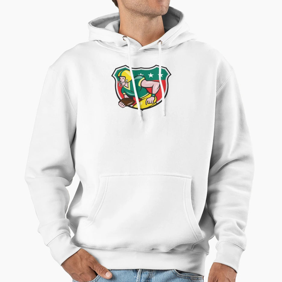 American Football Wide Receiver Hoodie - Aesthetic Graphic Men Women - T-Shirt, Sweatshirt, Hoodie