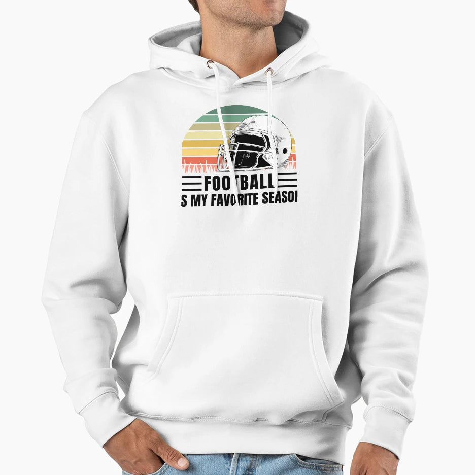 Football Lovers Funny Gift Hoodie - Unique Graphic Unisex - T-Shirt, Sweatshirt, Hoodie