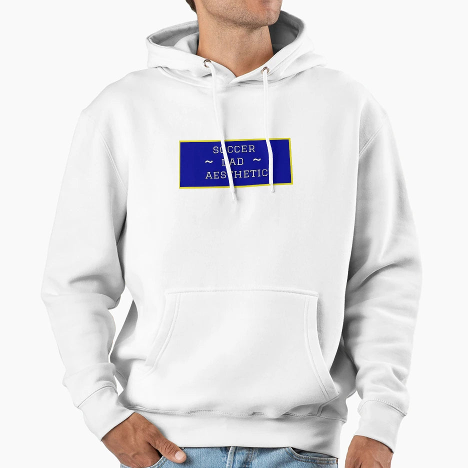 Soccer Dad Aesthetic Hoodie - Minimalist Print Unisex - T-Shirt, Sweatshirt, Hoodie