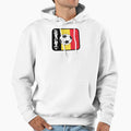 Belgium Football Hoodie - Graphic Print Men Women - T-Shirt, Sweatshirt, Hoodie
