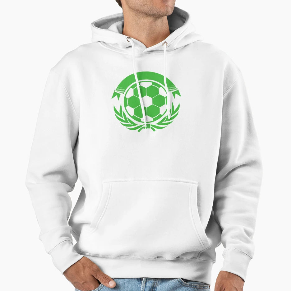 Football Green Winner Ball Football Hoodie - Novelty Apparel for Adults - T-Shirt, Sweatshirt, Hoodie