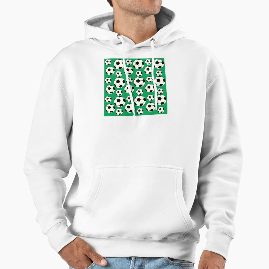 Football Soccer Balls Theme Gifts Gamer Hoodie - Unique Graphic Unisex - T-Shirt, Sweatshirt, Hoodie