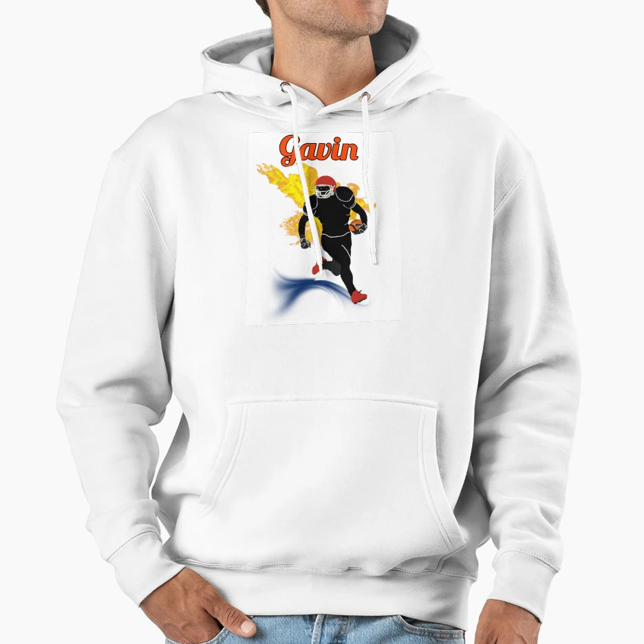 Gavin American Football Champion Hoodie - Aesthetic Graphic Men Women - T-Shirt, Sweatshirt, Hoodie