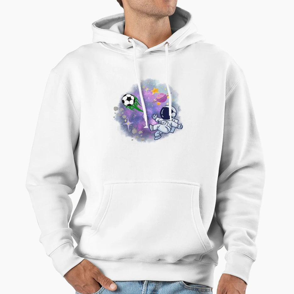 Football Galaxy Hoodie - Unique Graphic Men Women - T-Shirt, Sweatshirt, Hoodie