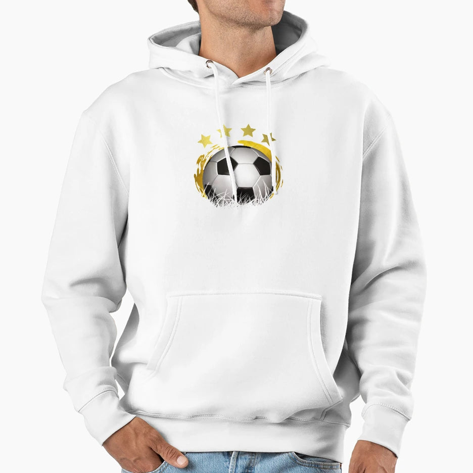 Soccer Football Grass Hoodie - Casual Everyday Wear Men Women - T-Shirt, Sweatshirt, Hoodie