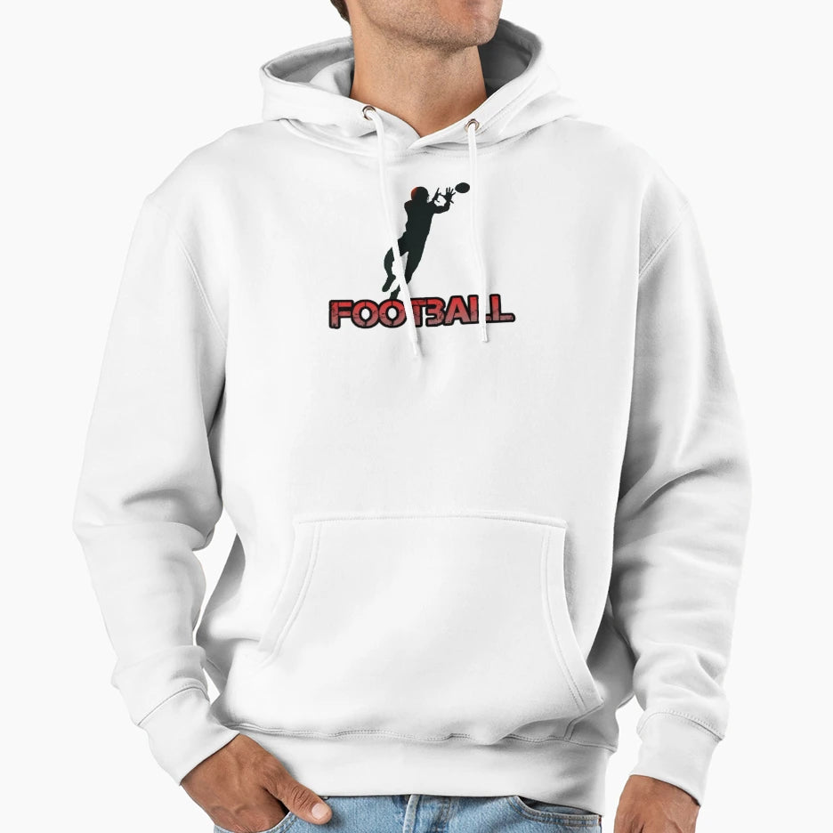 Football Hoodie - Aesthetic Graphic Unisex - T-Shirt, Sweatshirt, Hoodie