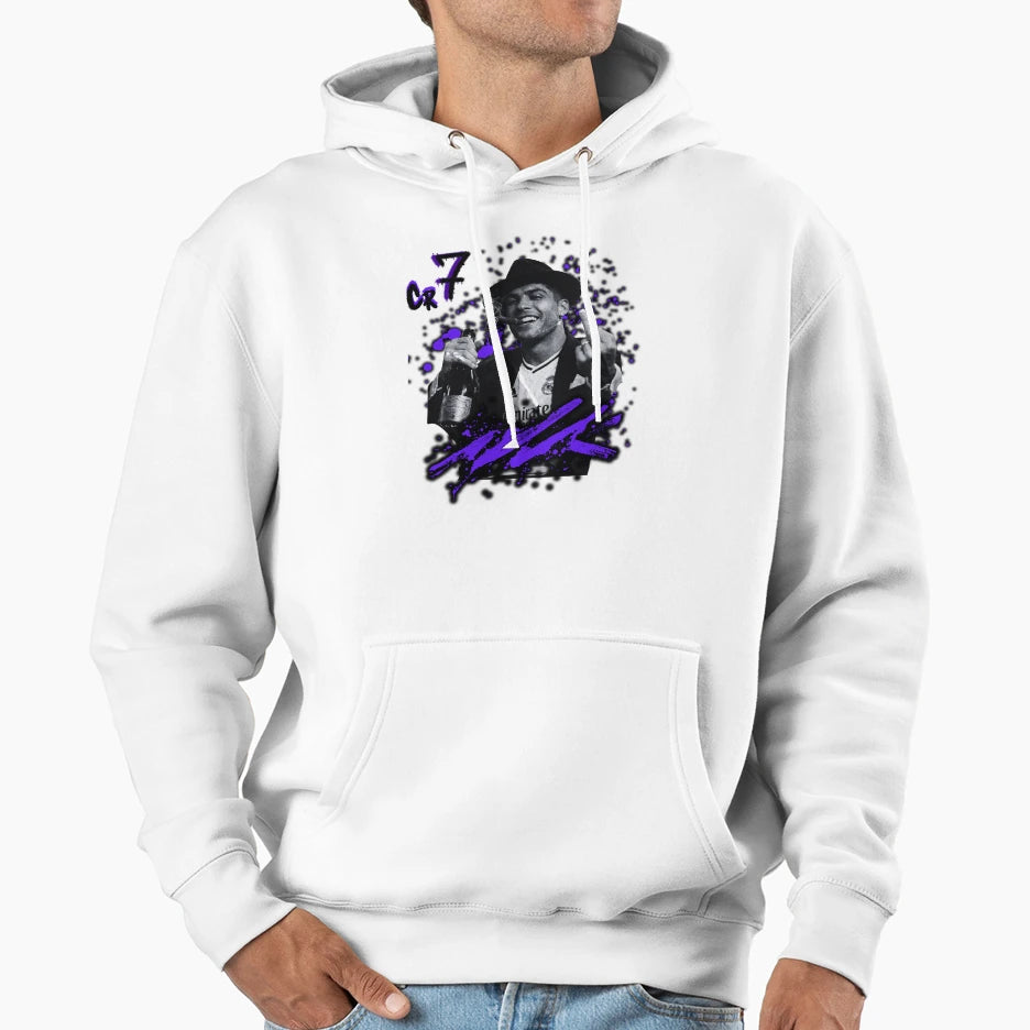 Street Soccer King Graffiti Urban Hoodie - Unique Graphic Men Women - T-Shirt, Sweatshirt, Hoodie