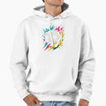 Soccer Ball Splash Energy Players Fans Hoodie - Trendy Graphic Unisex - T-Shirt, Sweatshirt, Hoodie