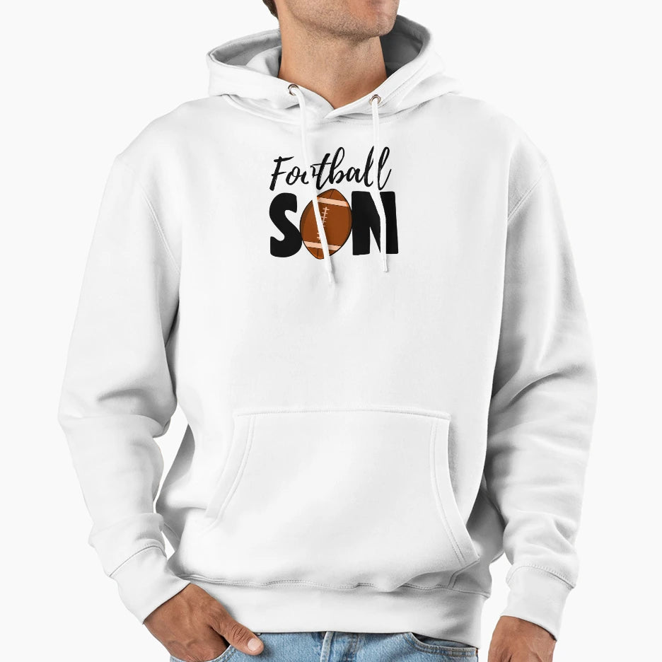 Football Son Hoodie - Custom Art Print Men Women - T-Shirt, Sweatshirt, Hoodie